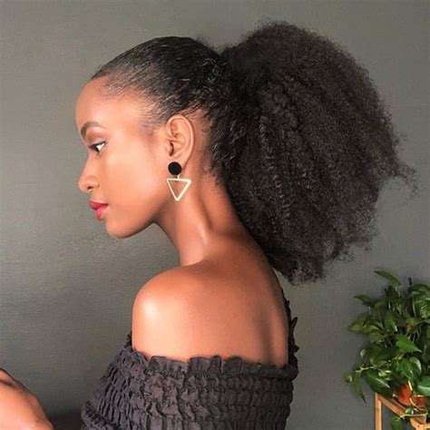 afro puff ponytail with braids|afro kinky drawstring ponytail.